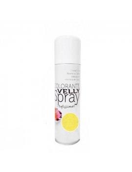 Colorant Jaune spray Velly effet velours 250ml Azo Free SOLCHIM FOOD