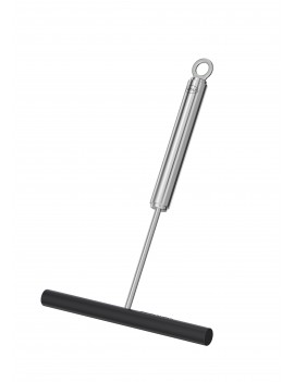 Râteau à crêpes en acier inox 18/10 et silicone