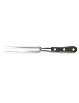 Fourchette à découper Idéal rivets laiton 17 cm s/boîte Sabatier® 100% forgé