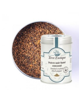 Poivre noir fumé concassé Terre Exotique