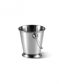Mini seau inox avec poignée