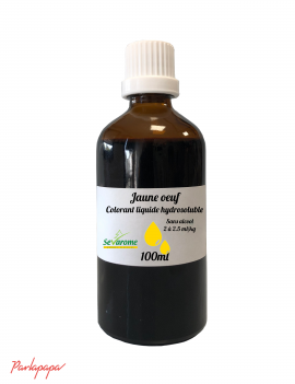 Colorant jaune œuf liquide hydrosoluble professionnel 5203 SEVAROME
