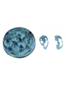 Boite de découpoirs chiffres inox MALLARD FERRIERE