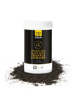 Poudre Scintillante Or Noir Naturel pour Truffes prête à l'emploi MONA LISAS STUDIO