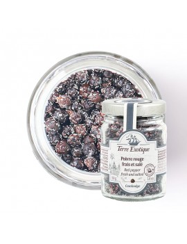 Poivre rouge frais et salé 50 g TERRE EXOTIQUE