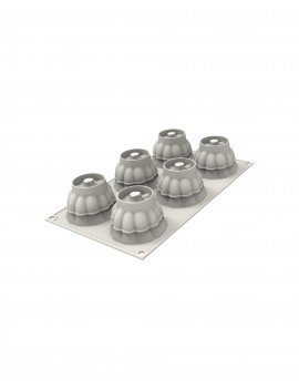 Delica Moule silicone pour 6 créations citrouille SILIKOMART