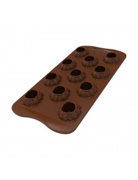 Moule silicone  CHOCO DELICA 12 citrouilles SCG061 SILIKOMART