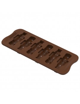 Moule silicone Choco Schiaccianoci 6 personnages SCG065 SILIKOMART