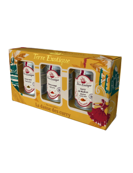 Coffret épices : Danse des curry TERRE EXOTIQUE