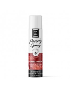 Colorant Rouge Effet Métallisé - Spray Pearly 250ml VIA DELLE ARTI
