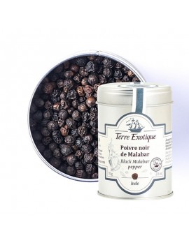 Poivre noir de Malabar 70 g TERRE EXOTIQUE