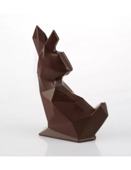 Moule à chocolat Lapin Origami 11 cm n°292 - 2 empreintes CACAO BARRY