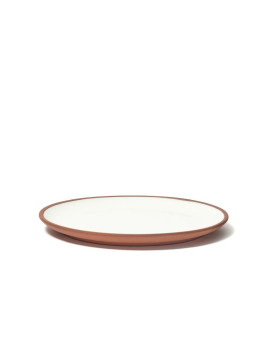 Assiette plate en porcelaine Terra COMAS