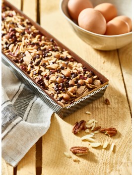 Moule à tarte rectangulaire tout inox perforé DE BUYER INDUSTRIES