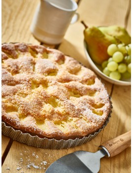 Moule à tarte rond tout inox perforé