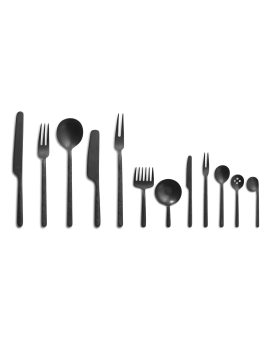 Fourchette de table XL 3 dents Kodai Vintage black Q23 Inox 18/0 CULTER