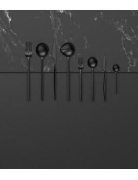 Cuillère café Atlántida Black Inox 18/10 CULTER