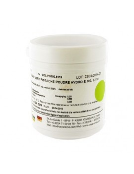 Colorant vert pistache poudre hydrosoluble professionnel SEVAROME
