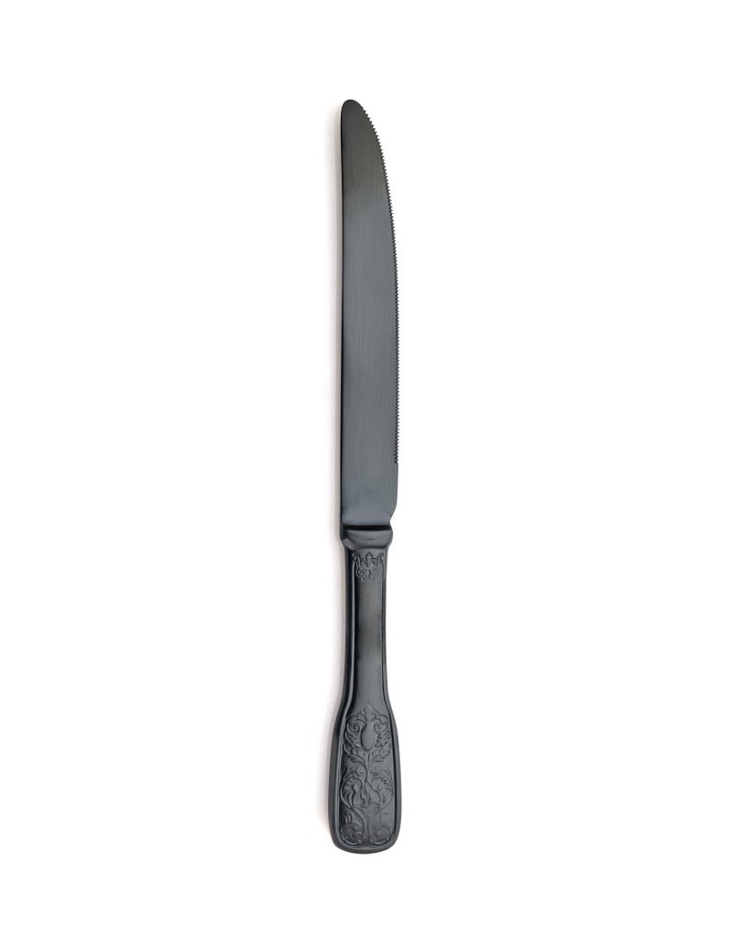 Couteau de table Versailles Satin Black Inox 18/10 Q25 COMAS Couteau de table Versailles Satin Black Inox 18/10 Q25 COMAS
