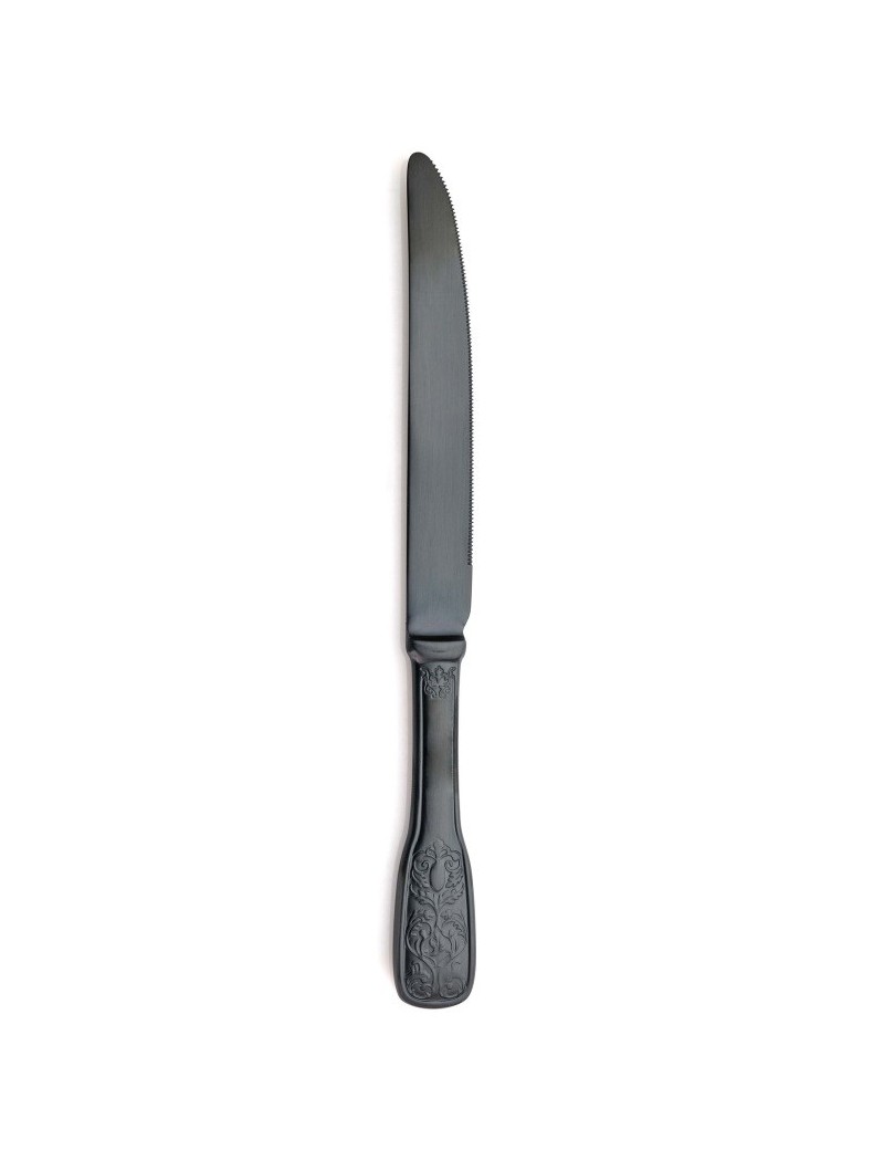 Couteau à dessert Versailles Satin Black Inox 18/10 Q25 COMAS