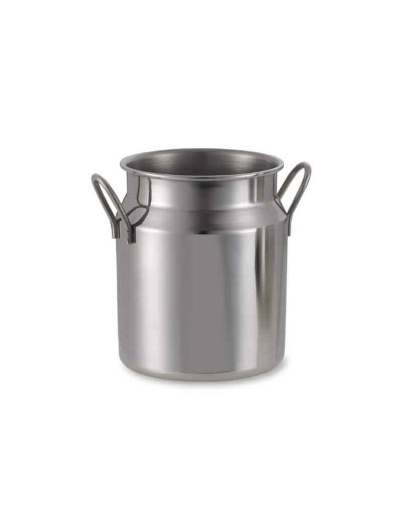 Pot à lait miniature en zinc 4 cm de hauteur avec anse