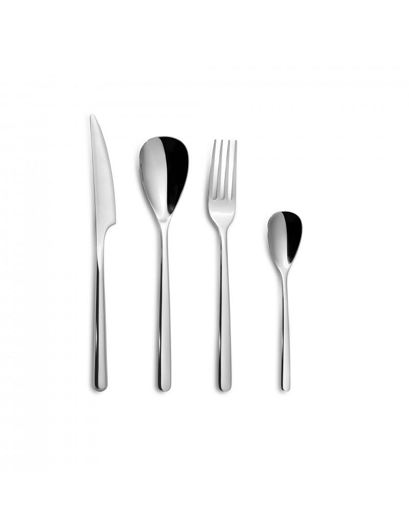 Set de couverts Canada Inox 18/0 - Couteau - Fourchette - Cuillère - Cuillère à café COMAS