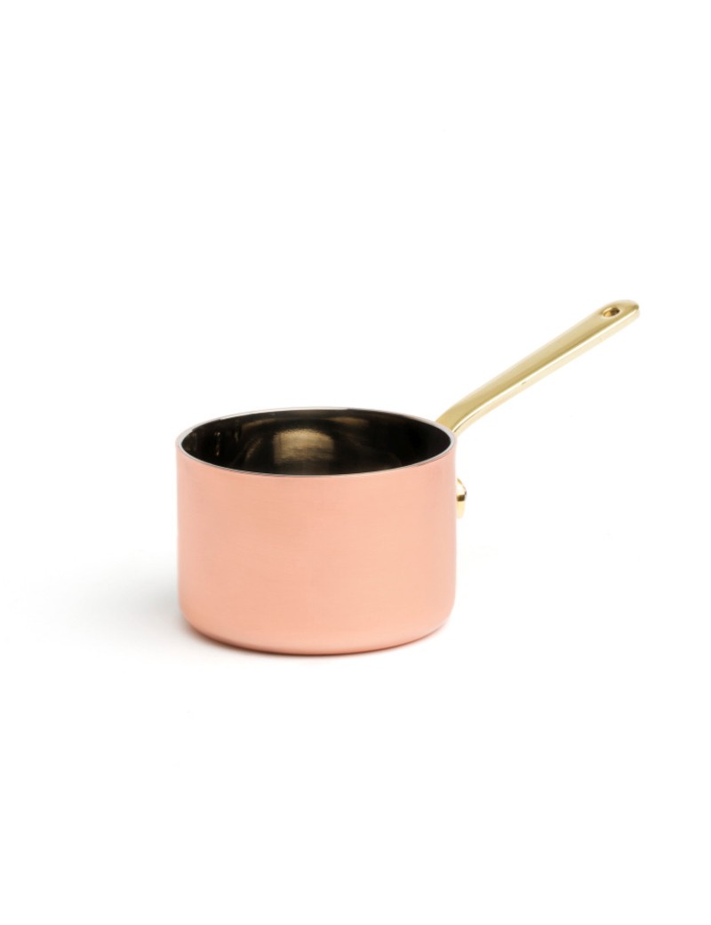 Mini casserole 7 cm double paroi en cuivre COMAS