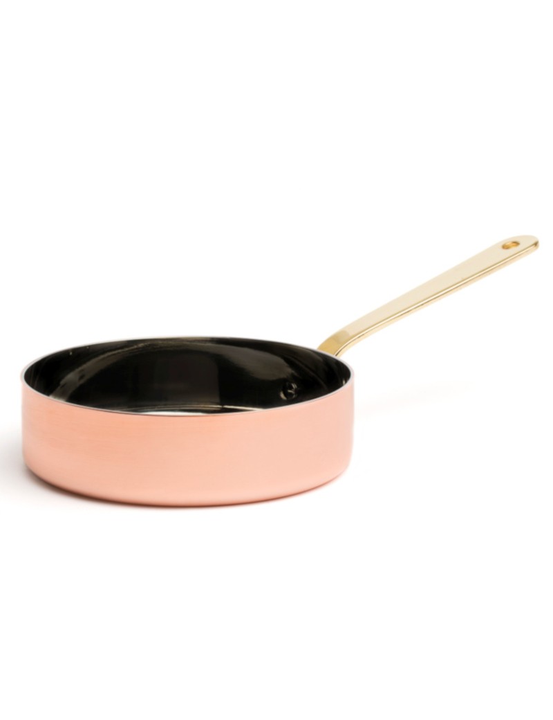 Mini poêle 10 cm double paroi en cuivre COMAS Mini poêle 10 cm double paroi en cuivre COMAS