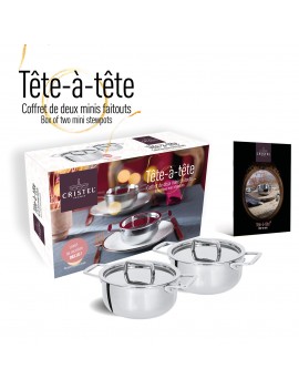 Coffret Tête-à-tête de deux Mini-faitouts Castel'Pro CRISTEL