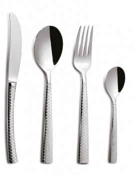 Set pour 60 tables Hidraulic Inox 18/00 - Couteau - Fourchette - Cuillère - Cuillère à café COMAS