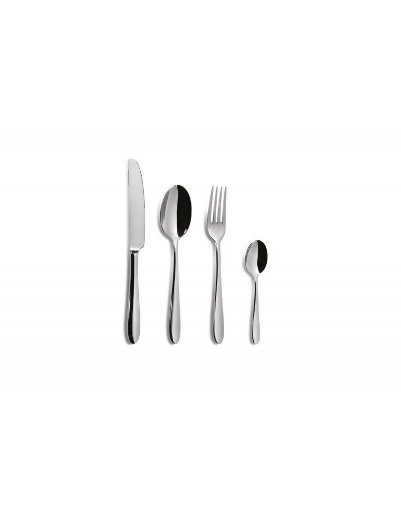 Set pour 60 tables Tulip Q7 Inox 18/10 - Couteau - Fourchette - Cuillère -  Cuillère à café - Art de la table - Parlapapa
