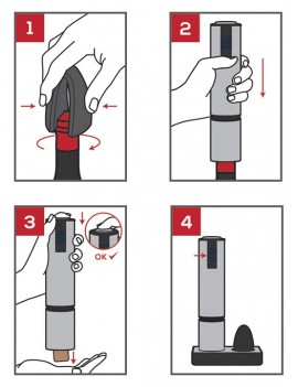 Tire-bouchon électrique rechargeable - Elis touch Inox Peugeot PEUGEOT SAVEURS