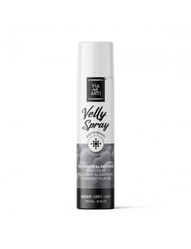 Colorant Gris spray Velly effet velours 250ml Azo Free VIA DELLE ARTI