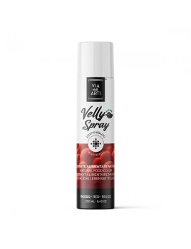 Colorant naturel Rouge spray Velly effet velours 250ml Azo Free VIA DELLE ARTI