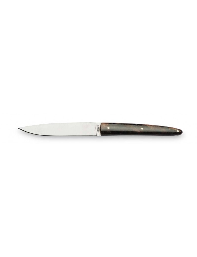 Couteau steak Utset manche bois stabilisé COMAS Couteau steak Utset manche bois stabilisé COMAS