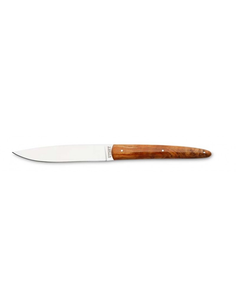 Couteau steak Utset manche bois stabilisé COMAS Couteau steak Utset manche bois stabilisé COMAS