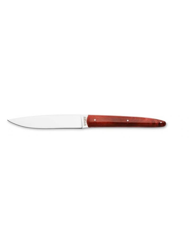 Couteau steak Utset manche bois stabilisé COMAS Couteau steak Utset manche bois stabilisé COMAS