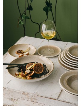 Assiette plate en porcelaine Zenit PIOLI