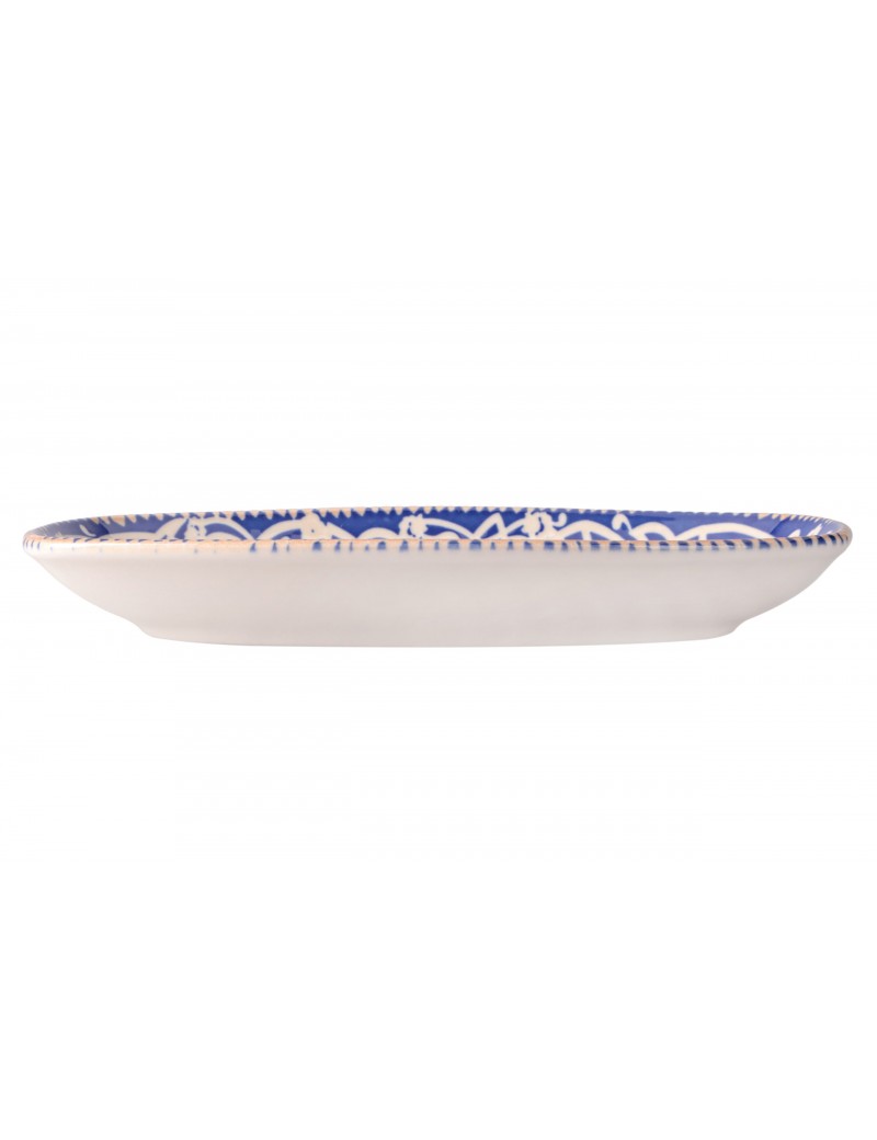 Assiette ovale en porcelaine Oriental PIOLI