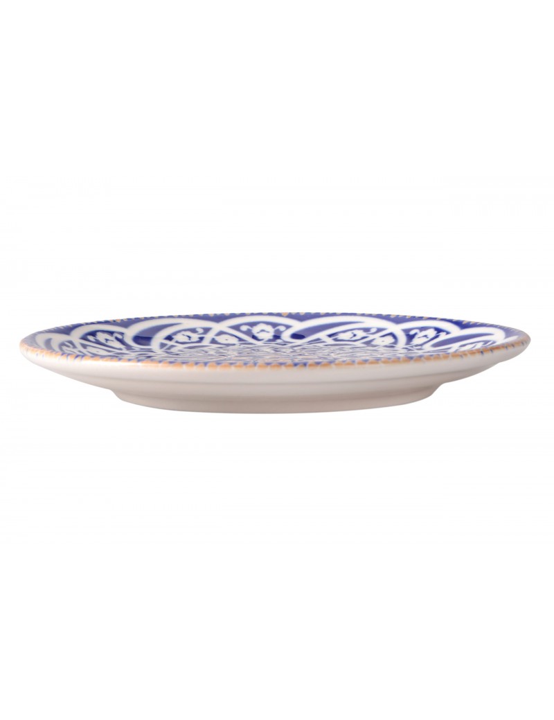 Assiette plate coupe en porcelaine Oriental PIOLI