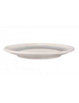 Assiette plate coupe en porcelaine Neptune PIOLI