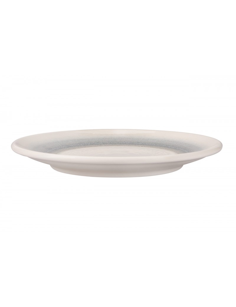 Assiette plate coupe en porcelaine Neptune PIOLI