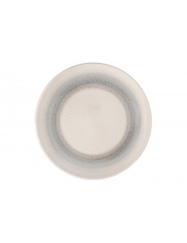 Assiette plate coupe en porcelaine Neptune PIOLI