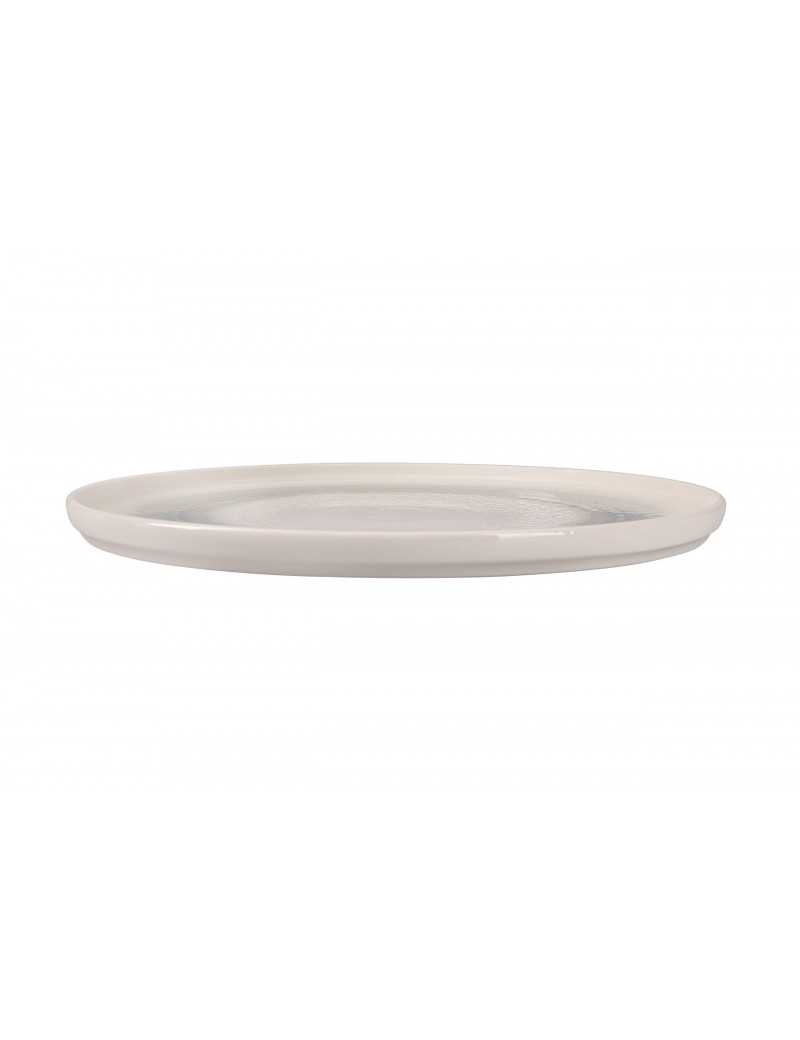 Assiette plate en porcelaine Neptune PIOLI
