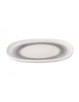 Assiette ovale en porcelaine Neptune PIOLI