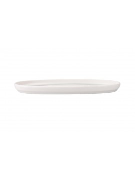 Assiette ovale en porcelaine Neptune PIOLI