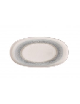 Assiette ovale en porcelaine Neptune PIOLI