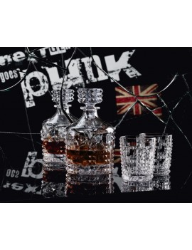 Coffret whisky Punk - 1 carafe + 2 verres NACHTMANN