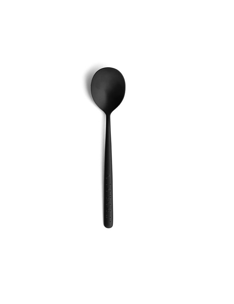 Cuillère à dessert Tact Vintage Black inox 18/10 COMAS