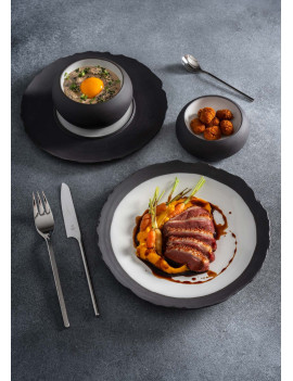 Piédestal Culinaire Rond en grès Limits COMAS